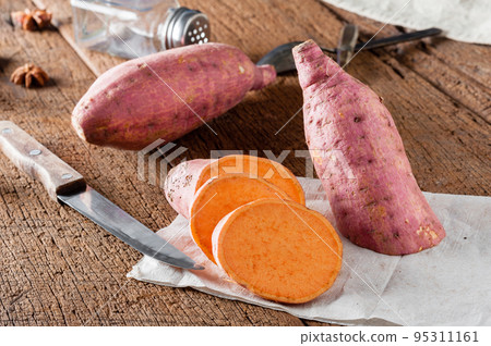 isolated sweet potato isolated sweet potato 95311161