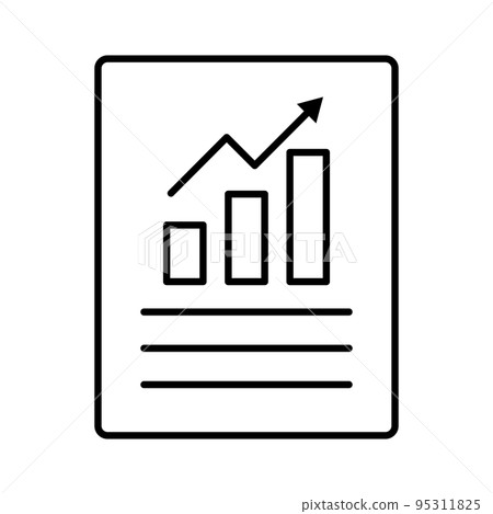 統計圖標。條形圖和數據。向量。 統計圖標。條形圖和數據。向量。 95311825