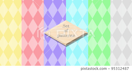 Striped diamond pattern seamless pattern vector Striped diamond pattern seamless pattern vector 95312487