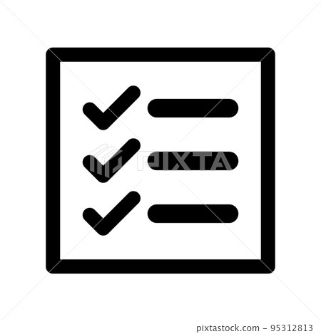 Checklist icon. task list. vector. Checklist icon. task list. vector. 95312813