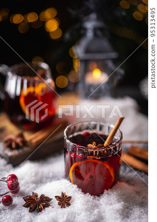 glass of Mulled wine glass of Mulled wine 95313495