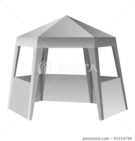 Presentation tent mockup. Realistic illustration of presentation tent vector mockup for web design isolated on white background Presentation tent mockup. Realistic illustration of presentation tent vector mockup for web design isolated on white background 95314789