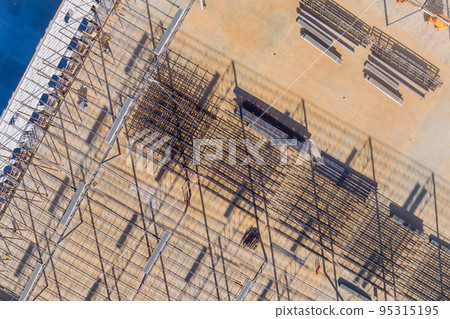 This structure is composed metal steel aluminum frames for warehouses factories construction sites This structure is composed metal steel aluminum frames for warehouses factories construction sites 95315195