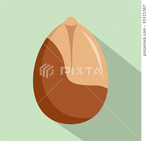 Peanut icon. Flat illustration of peanut vector icon for web design Peanut icon. Flat illustration of peanut vector icon for web design 95315367