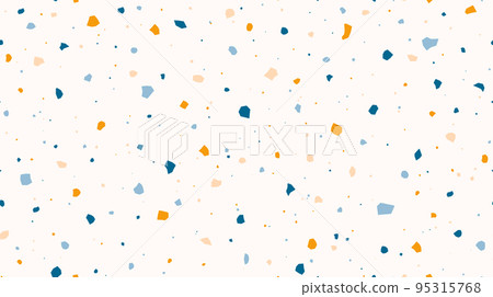 Terrazzo seamless pattern. Repeating floor texture. Beige mosaic background. Trendy surface and textile design. Vector Terrazzo seamless pattern. Repeating floor texture. Beige mosaic background. Trendy surface and textile design. Vector 95315768