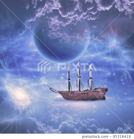 Sailing star ship Sailing star ship 95316418