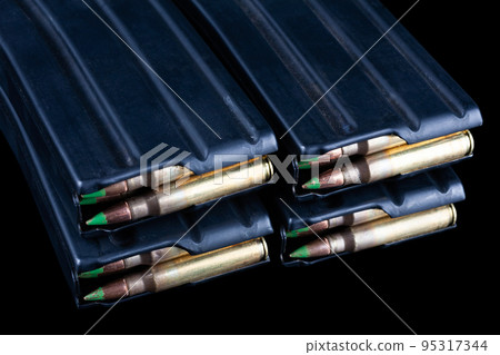 5.56mm NATO ammunition in magazines 5.56mm NATO ammunition in magazines 95317344