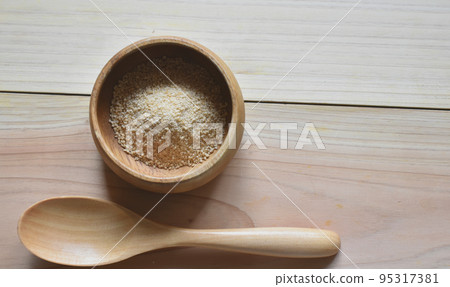 close up of beet sugar 95317381