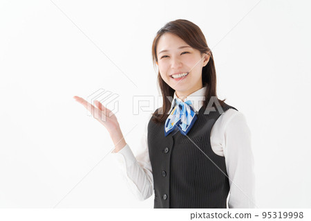 Woman dressed in office clothes Woman dressed in office clothes 95319998