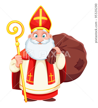 Saint Nicholas or Sinterklaas. Merry Christmas Saint Nicholas or Sinterklaas. Merry Christmas 95320290