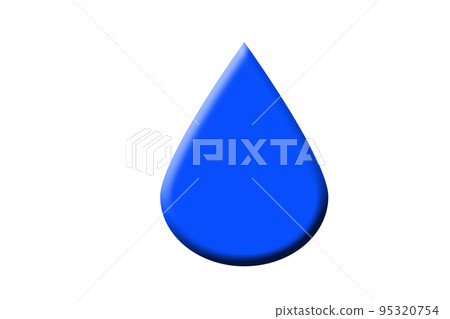 眼淚/汗水情感圖標淡藍色 95320754