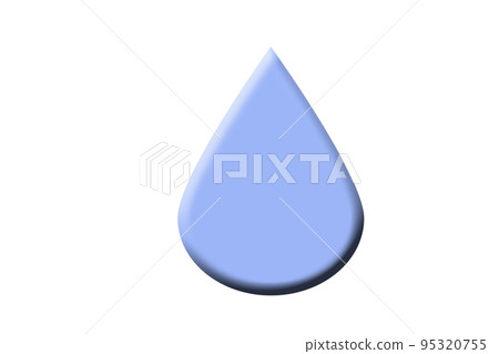 Tears / sweat emotion icon light blue Tears / sweat emotion icon light blue 95320755