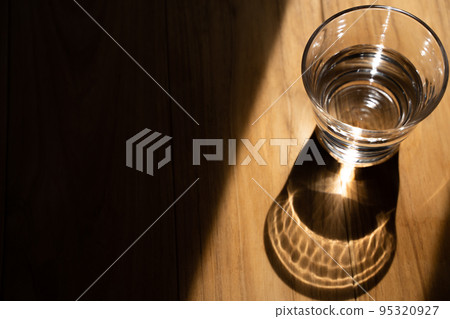 Water that entered the glass 95320927