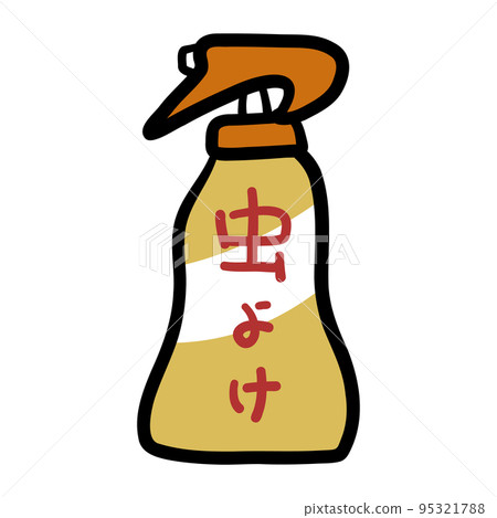Illustration material of insect repellent spray 95321788