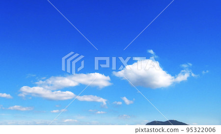 秋天的天空和須磨阿爾卑斯[水平構圖] 95322006