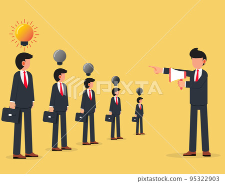 Selecting outstanding business people.Creativity and inspiration. Selecting outstanding business people.Creativity and inspiration. 95322903
