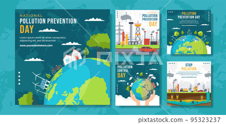 National Pollution Prevention Day Social Media Post Flat Cartoon Hand Drawn Templates Illustration National Pollution Prevention Day Social Media Post Flat Cartoon Hand Drawn Templates Illustration 95323237
