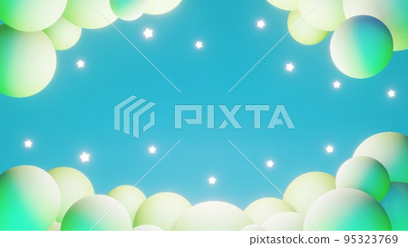 Cloud star background illustration 95323769