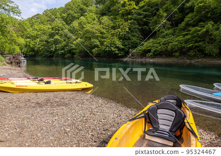 Scenery of the source of the Chitose River Scenery of the source of the Chitose River 95324467
