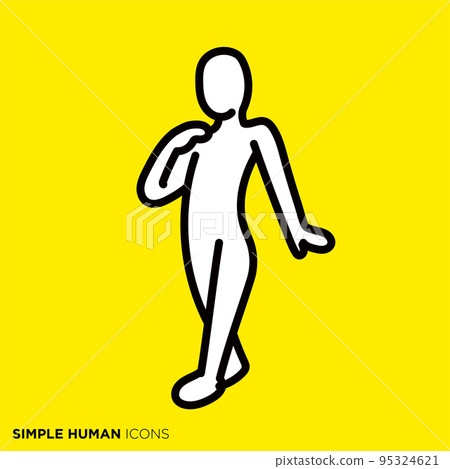 Simple human icon series "noble person" Simple human icon series "noble person" 95324621