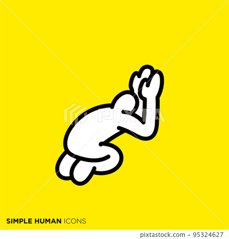 簡單的人類圖標系列“祈禱、崇拜、請求” 簡單的人類圖標系列“祈禱、崇拜、請求” 95324627