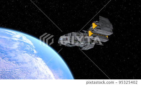 太空船和地球 95325402