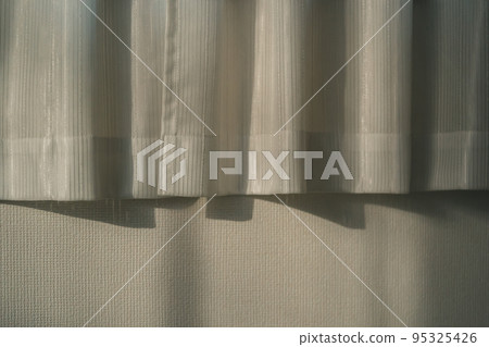 lace curtain, curtain, evening 95325426