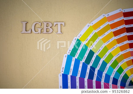 LGBT image (symbol color) 95326862