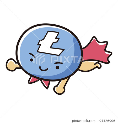 Illustration of virtual currency litecoin (LTC) hero Illustration of virtual currency litecoin (LTC) hero 95326906
