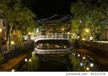 Kinosaki-cho, Toyooka City, Hyogo Prefecture, a popular hot spring area in the Kansai region, Kinosaki Onsen's nightscape (Yanagi-dori) Kinosaki-cho, Toyooka City, Hyogo Prefecture, a popular hot spring area in the Kansai region, Kinosaki Onsen's nightscape (Yanagi-dori) 95327276