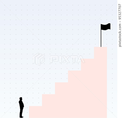 Business Goal and Challenge Vector Concept, Symbol of Obstacle Business Goal and Challenge Vector Concept, Symbol of Obstacle 95327707