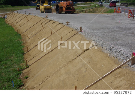 Road slope protection construction Road slope protection construction 95327972