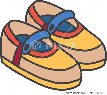 Hand Drawn girls shoes illustration Hand Drawn girls shoes illustration 95328470