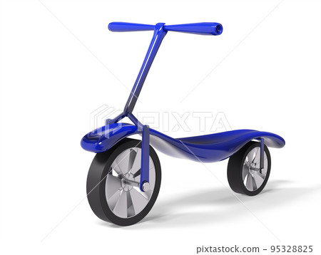 Kick scooter isolated 3d render 95328825