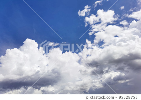 Beautiful blue sky with cloud 95329753