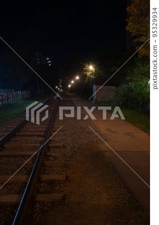 Very beautiful scenery of Otaru city, Hokkaido, Japan 95329934