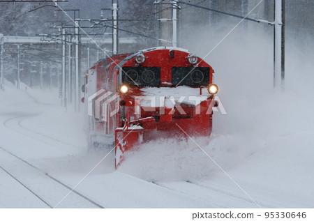 Shinetsu Main Line Kurohime-Myoko Kogen JR East DE15-2505 (Nagano) Double Track Snow Plow Train Russell Shinetsu Main Line Kurohime-Myoko Kogen JR East DE15-2505 (Nagano) Double Track Snow Plow Train Russell 95330646