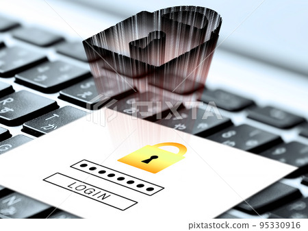 network security concept 95330916