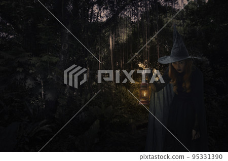 Halloween mystery concept Halloween mystery concept 95331390