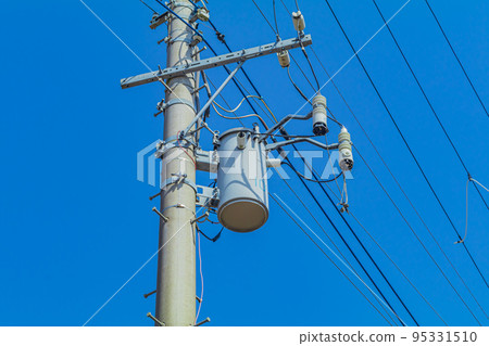 [Image material] Telephone pole 95331510