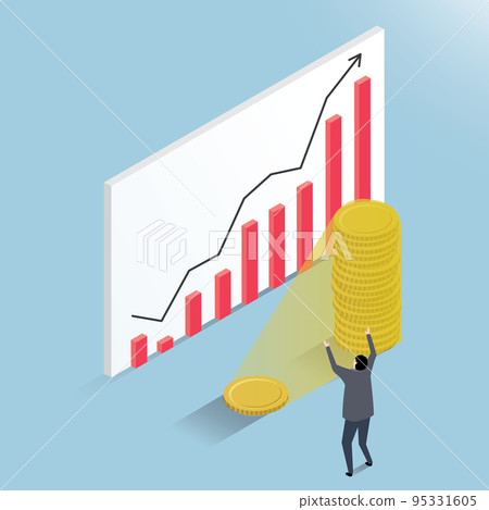 Isometric _ 一個通過槓桿交易股票賺了很多錢的人 95331605