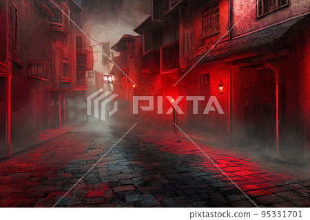 Spooky house or witch hut Spooky house or witch hut 95331701