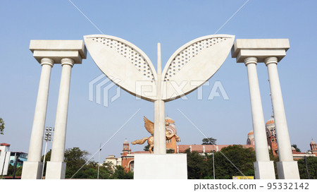 Anna Memorial Arch, Entrance to Dr. MGR Museum, Marina Beach, Chennai, Tamilnadu, India Anna Memorial Arch, Entrance to Dr. MGR Museum, Marina Beach, Chennai, Tamilnadu, India 95332142