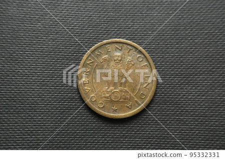 1 Pice 1955 Republic of India, Back view 1 Pice 1955 Republic of India, Back view 95332331