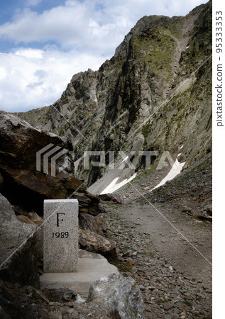 Ancient frontier in the italian Alps Ancient frontier in the italian Alps 95333353