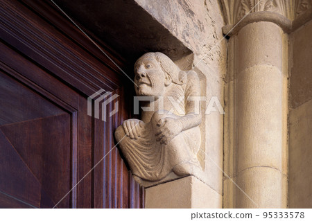 Cathedral of Castell'Arquato (italy), detail Cathedral of Castell'Arquato (italy), detail 95333578