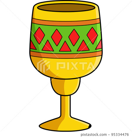 Kwanzaa Unity Cup Cartoon Colored Clipart  95334476