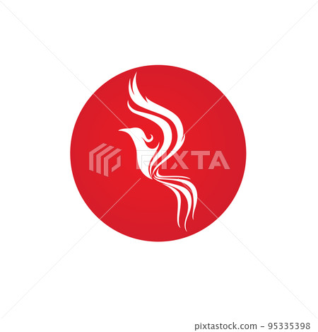 Phoenix Vector Icon Illustration 95335398