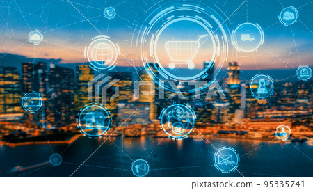 Omni channel technology of online retail business approach Omni channel technology of online retail business approach 95335741