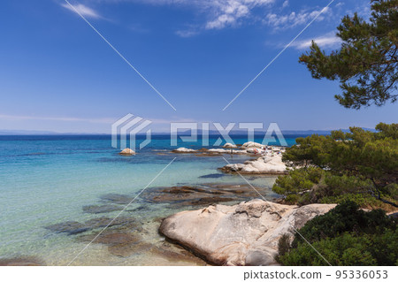 Kavourotrypes or Portokali beach is phenomenal beach on Sithonia Kavourotrypes or Portokali beach is phenomenal beach on Sithonia 95336053